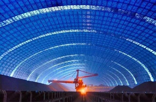 荆州亿优钢构工程师为您解析原料场封闭技术的特点和类型